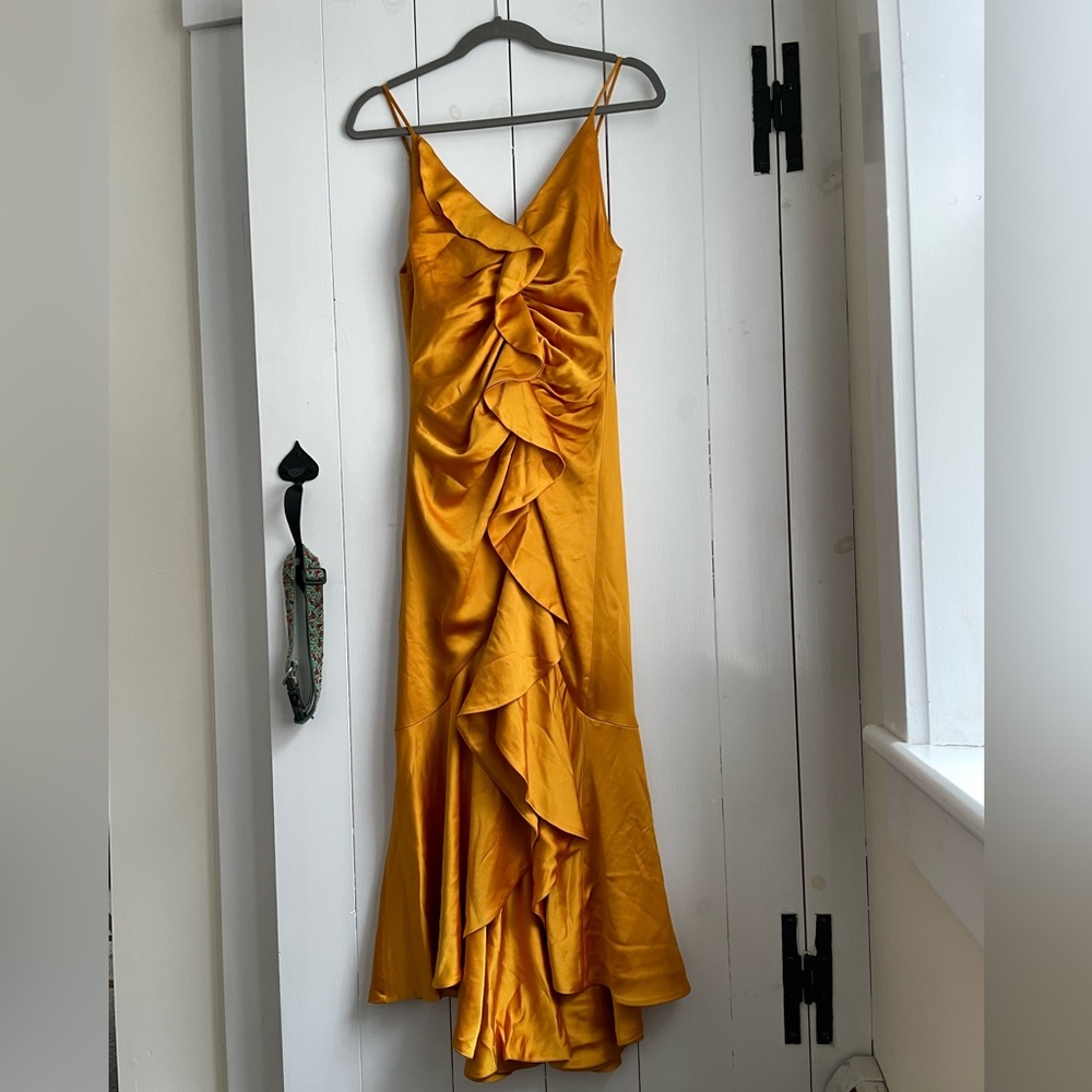 Gorgeous Gold Semi Formal Dress
